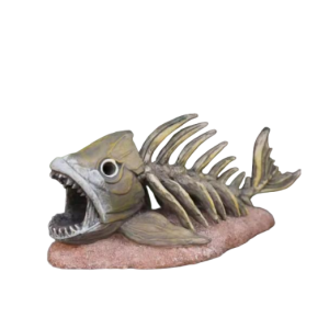 aquarium piranha skeleton ornament kit fish tank decoration